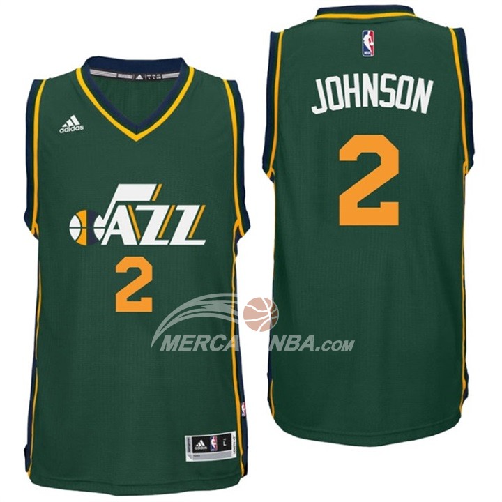 Maglia NBA Johnson Utah Jazz Verde